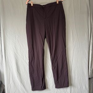 Stormpack Womens Fleece Lined Pants M Plum Outdoors Winter Hiking Trails Ski